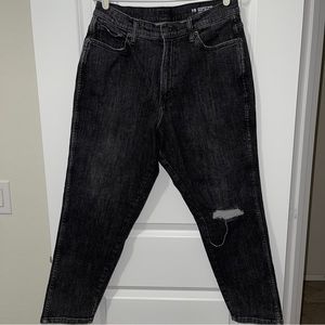 Black Arizona Highest Rise Mom Jeans